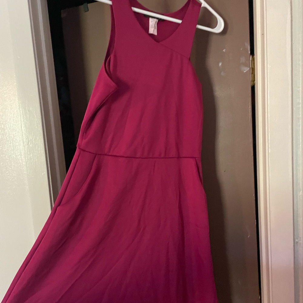 Hot pink dress